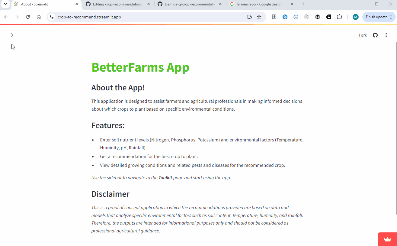 Crop Recommendation System